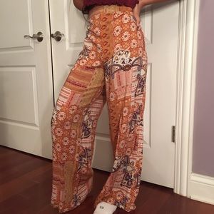 Wide leg pants